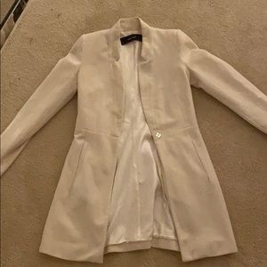 Zara cream coat